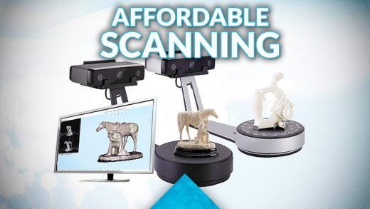 Trying out the Einscan-SP and SE 3D scanners!
