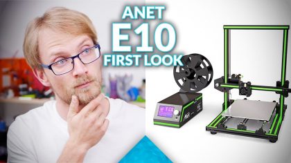 Attack of the 复制: Anet E10 live unboxing, assembly and first print!