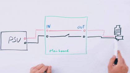 Schematic for low-side switching